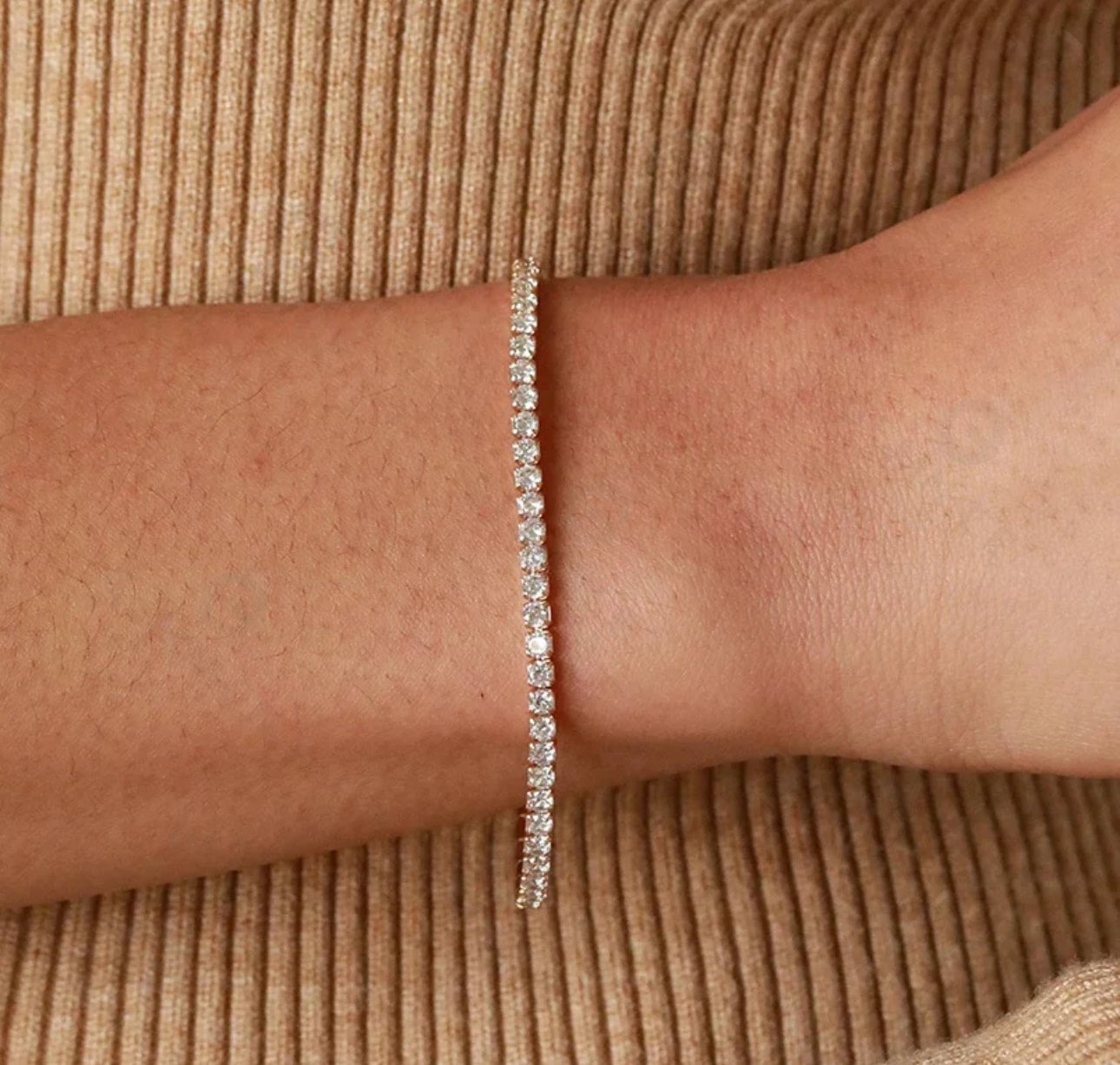 Dainty diamond bracelet hotsell